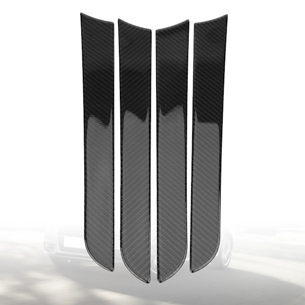 Bil dørside karbonfiber dekorativ beskyttelse Trim ramme for Audi A4 B8 2007-2016