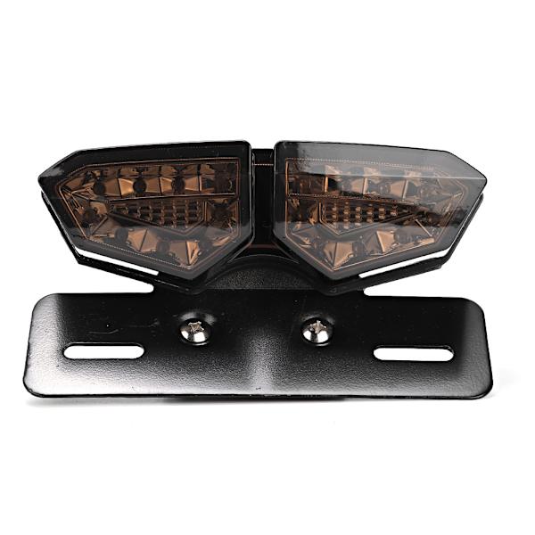 Retro Multifunktionell Motorcykel Bakljus LED Blinkers Bakre Bromsljus