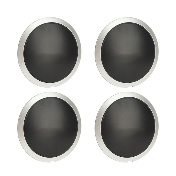 FIAT 500 2007-2019 White Circle Red Letter 4st Hjulnavkapsyl 68078419AC