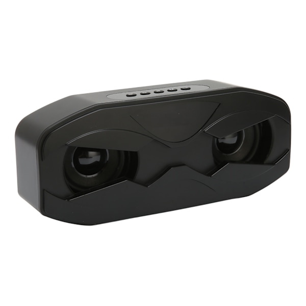 Bluetooth-kaiutin FM-radio HiFi-subwoofer Langaton kaiutin LED-näytöllä Värillinen hengittävä valo Kotimatka Deep Sky Black