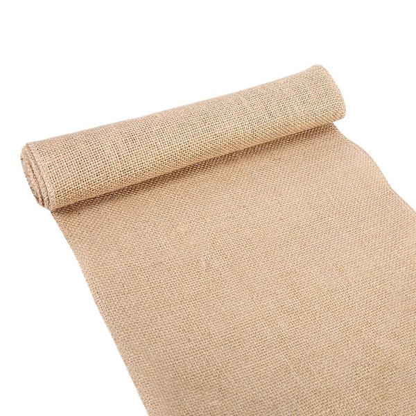 Jute Burlap Band Table Runner för Rustik Hembröllop Fest 30x200cm