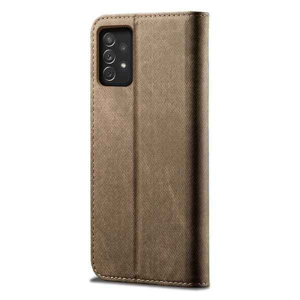 (Ny) För Samsung Galaxy A23 5G Telefonfodral i denimtextur läder