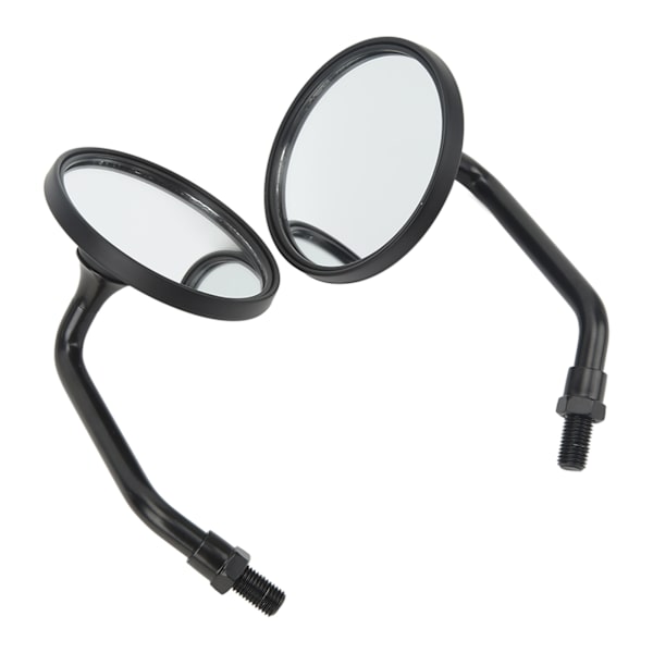 Wide Vision Motorsykkelbakspeil, Universal 3,4-tommers styrespeil (svart)