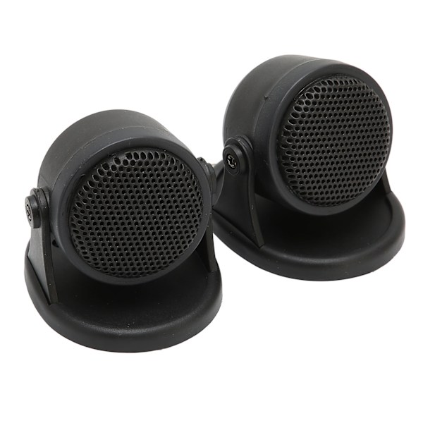 2 stk. Dome Tweeter Bil Audio Højttaler Sort 20W Højttaler Universal til Bil