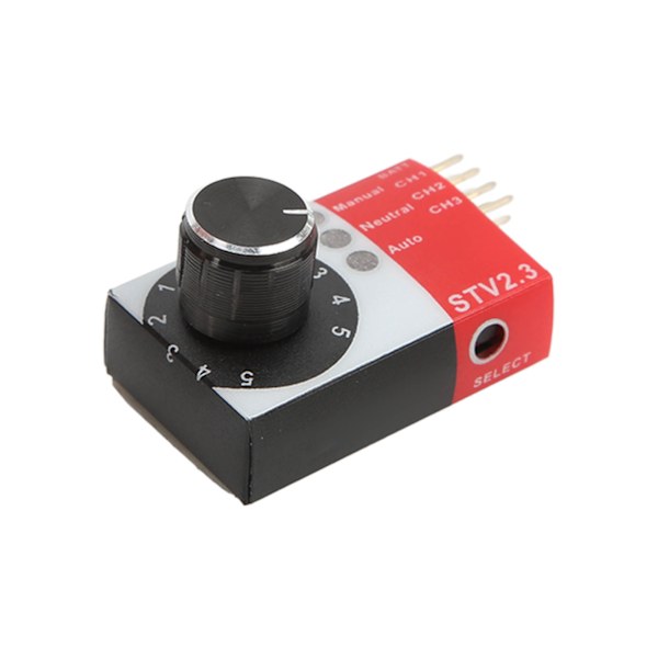 Servo Tester Mini RC Helikopter Servo Tester 4.8V-6.0V STV2.3 ESC Tester Hög noggrannhet för fjärrkontrollmodell