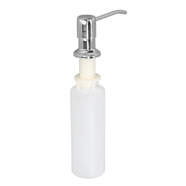 300 ml såpedispenser for vask, lotionpumpe, 304 rustfritt stål lotiondispenser for kjøkken, forkrommet