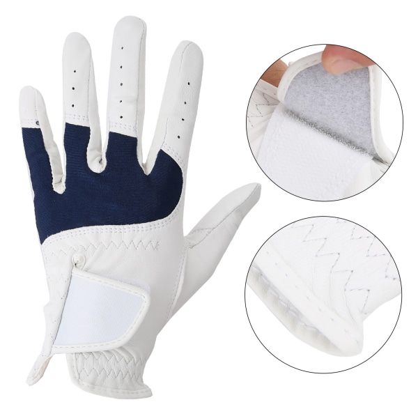 Golf sportshandsker til mand venstre hånd mandlige golf bløde polyurethan fiber handsker Komfortabel Griping23#
