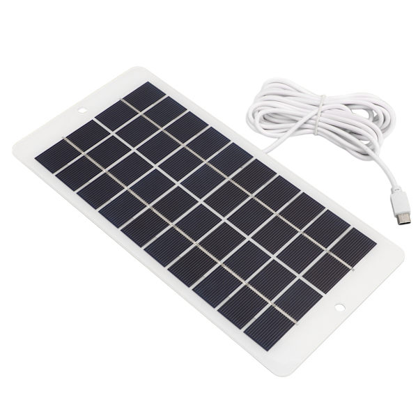 Tehokas aurinkopaneeli puhelimen lataukseen, ovikelloon ja valvontakameraan - 4,5W 5V