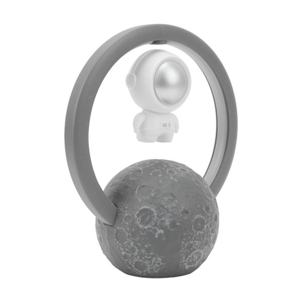 Spaceman Floating Speaker - RGB Light, Bluetooth Wireless Audio, Silver