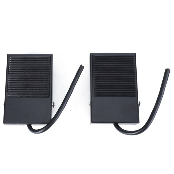 2pcs TFS-1 Foot Control Controller Self Reset Power Foot Pedal Switch with Cable 24cm 250V 10A