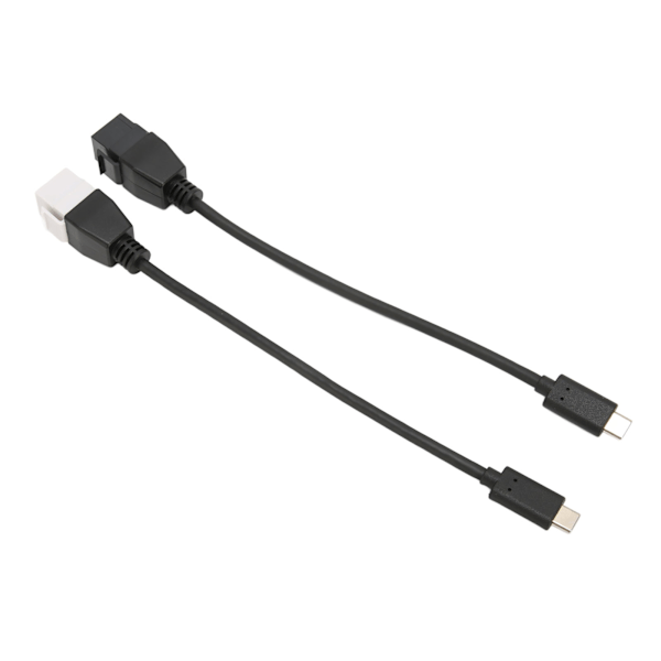 2kpl Tyyppi C Uros-Naarasliitin Uros-Naaras 5Gbps Nopea Plug and Play ABS Tyyppi C Uros-Naarasadapteri
