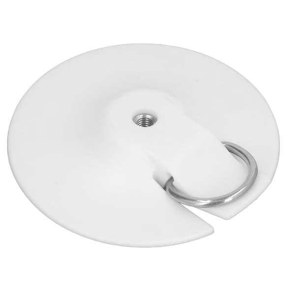 Surfbräda Kamerafäste Bas med D-Ring PVC Stabil Surfbräda Kamera Bas Hållare Stativ Fast Konsol för Utomhussporter Vit