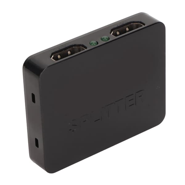 1 in 2 ut HD Multimedia Interface-delare för dubbla bildskärmar, stödjer Full HD 1080P 3D 1x2 4K HD Multimedia Interface-delare