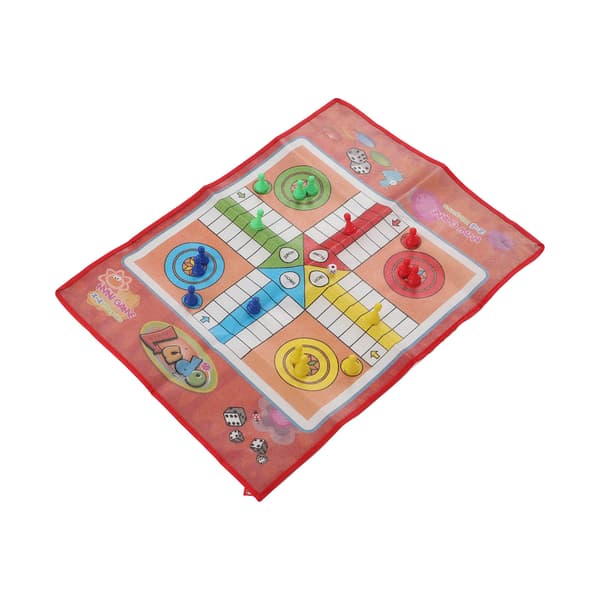 Plastic Flying Chess Game Set Non-woven Fabric Roll Up Chess Board Game Educational Toys