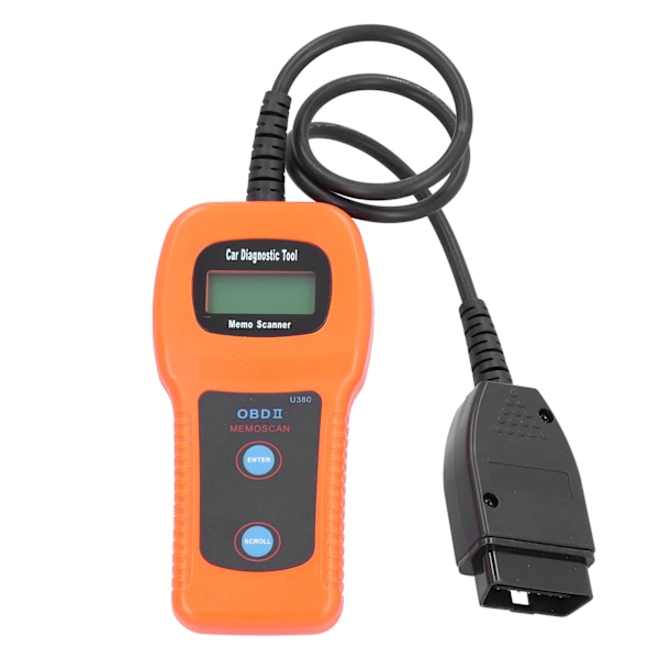 OBDII Motorlampa Felkodläsare LCD-display Professionell Diagnostiskt Verktyg för Bilar Lastbilar
