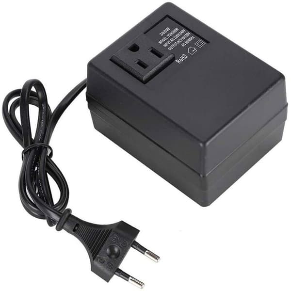 220V - 110V Spenningsomformer Transformator 300W EU-pluggadapter—ht