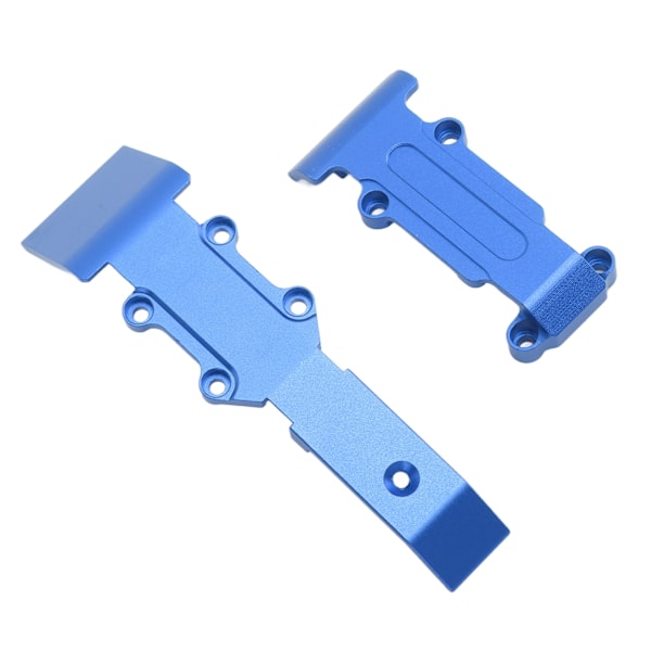 Aluminium front- og bakskliplate for Traxxas 1/16 RC-bil - blå