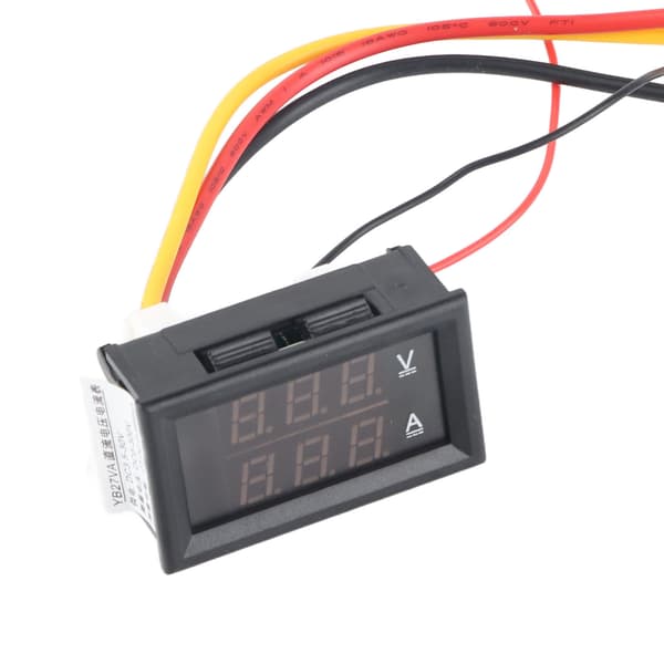 DC 0‑300V Dobbelt Display Volt Amp Meter Digital Spenning Strøm Amperemeter Måler Omvendt Polaritetsbeskyttelse