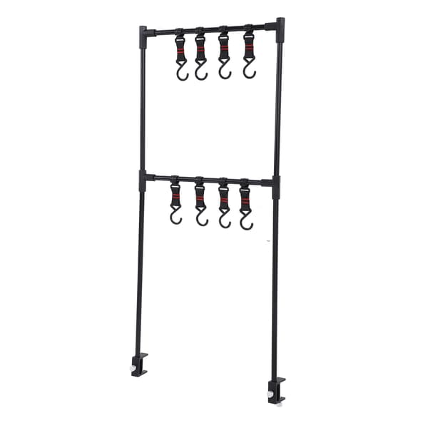 Outdoor Desktop Shelf Multifunction Ultralight Portable Desktop Shelf with Adjustable Camp Hooks