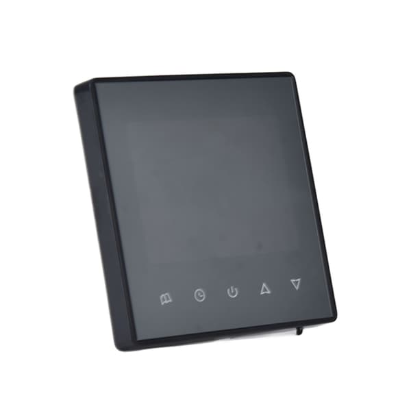 Smart Termostat Multifunktionel Programmerbar Termostat til Klimaanlæg Vandvarme Gulvvarme AC220V Sort