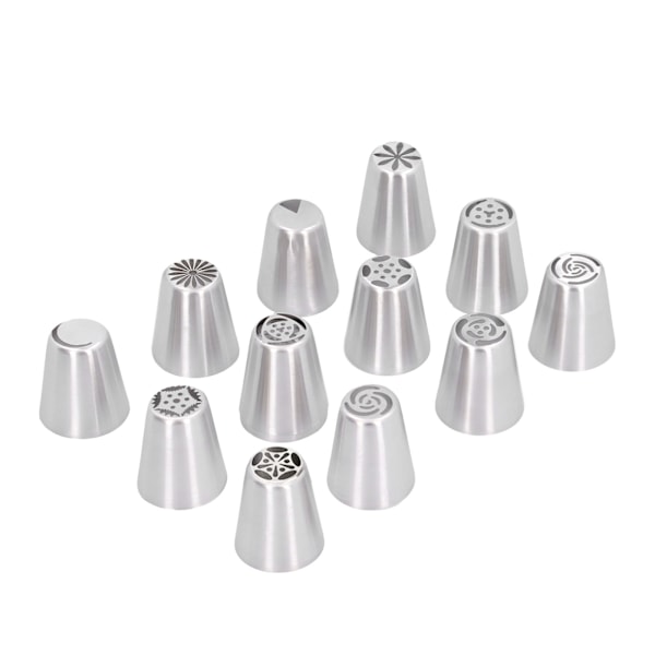 14PCS/Set Icing Piping Nozzles Pastry Tips Bag Set for Cake Decorating Supplies Kit