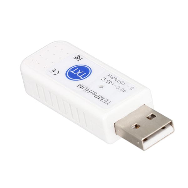 USB Computer Termo Hygrometer Multifunktionel PC Datalogger Alarm Omgivelsestemperatur Fugtighedsmonitor