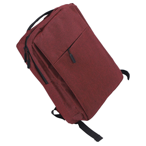 Rød Unisex Rejse Laptop Rygsæk med USB-opladningsport