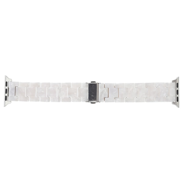Vit hartsband Unik lättviktsarmbandsersättningsdel för IOS WatchFor 38mm/40mm