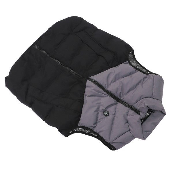 USB Oppvarmet Vest - Vinter Varmt Grå - 2XL