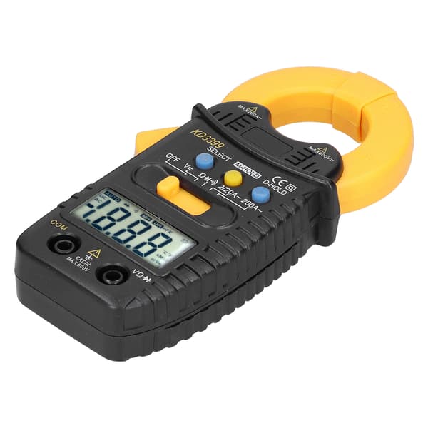 Multimeter Maksimalverdi Hold Auto Range Multifunksjon LCD Digital Display Sikker Bærbar Klem-meter (KD3399)