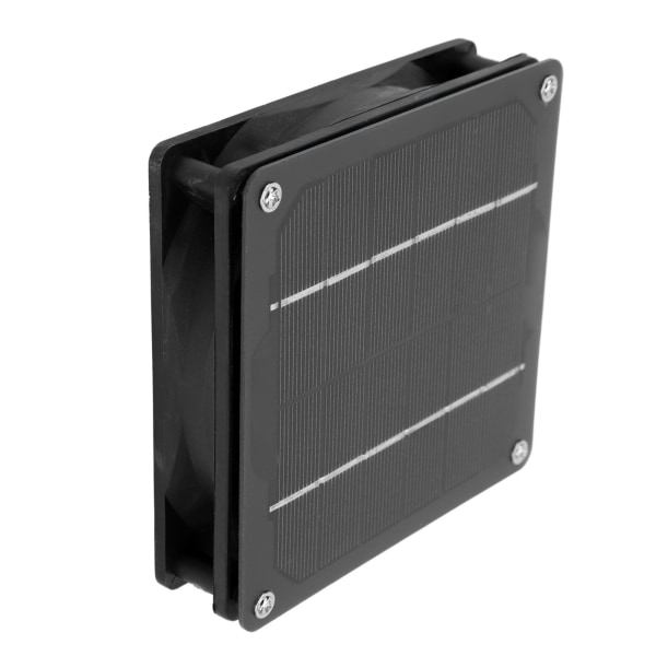 Soldriven ventilationsfläkt för husbil, yacht, växthus, husdjurshus, hönshus och badrum