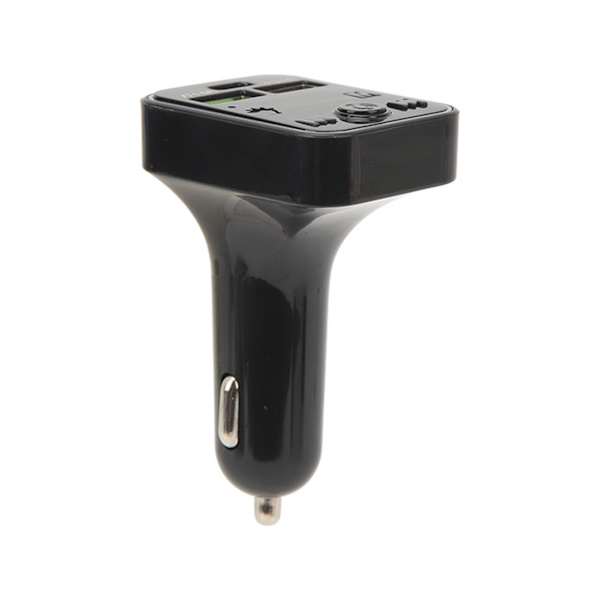 Älykäs Bluetooth-auton soitin, jossa on kaksi USB-latausporttia ja FM-toiminto