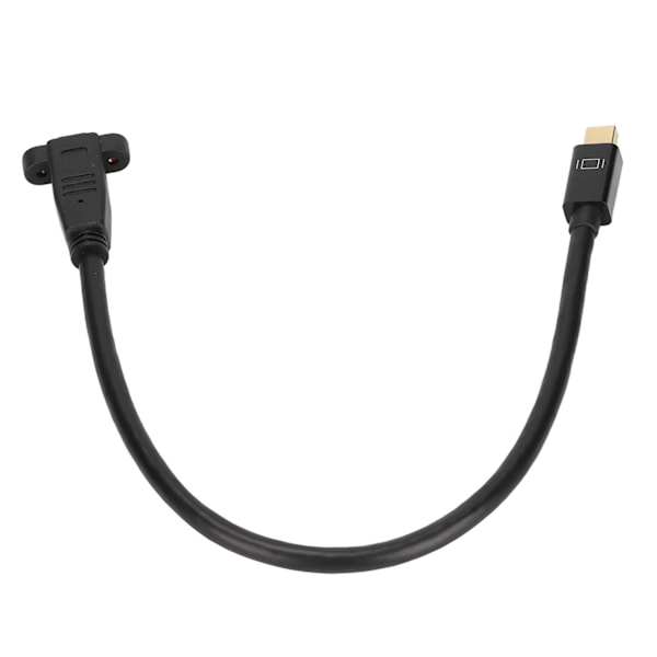 Mini DisplayPort Kabel Lille Bærbar 4K MiniDP Hun til Han Test Forlængerkabel til Computer med Fastgørelsesskruer