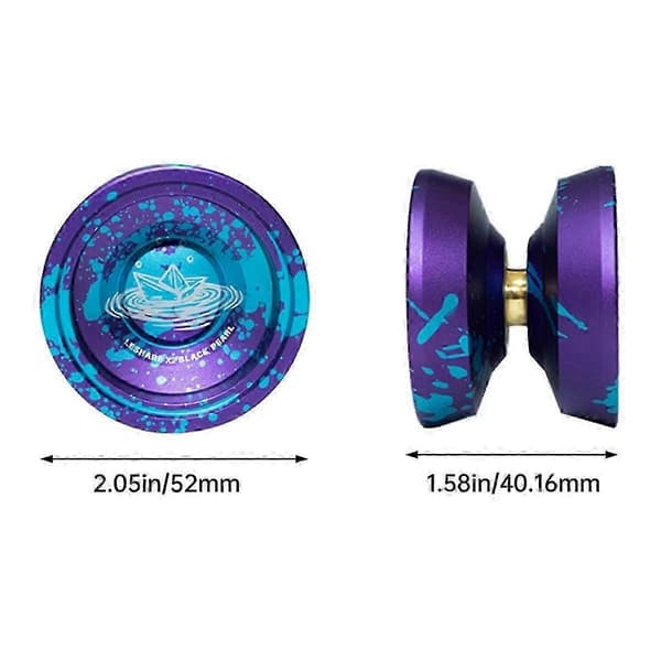 LESHARE Professional Competition Yo-Yo Black Pearl for Beginners