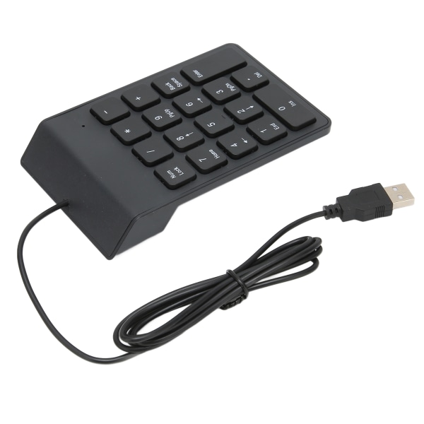 USB Mini Numeric Keyboard - 18 näppäintä PC:lle, pöytäkoneelle ja kannettavalle tietokoneelle