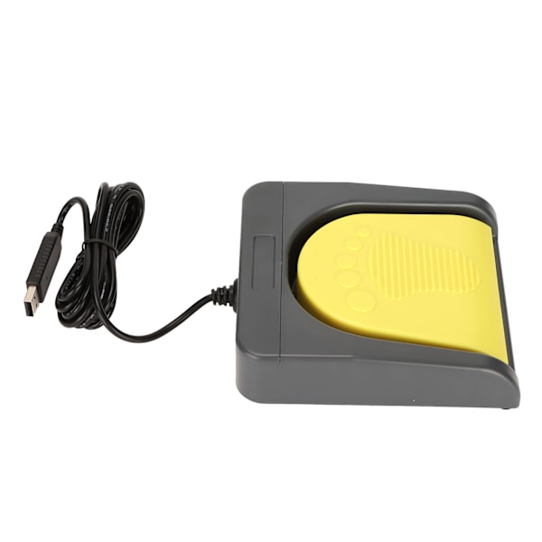 USB Fotpedal USB Enkel Pedal Mekaniskt Tangentbord Kontroller HID Programmerbar Dator Spel Fotpedal