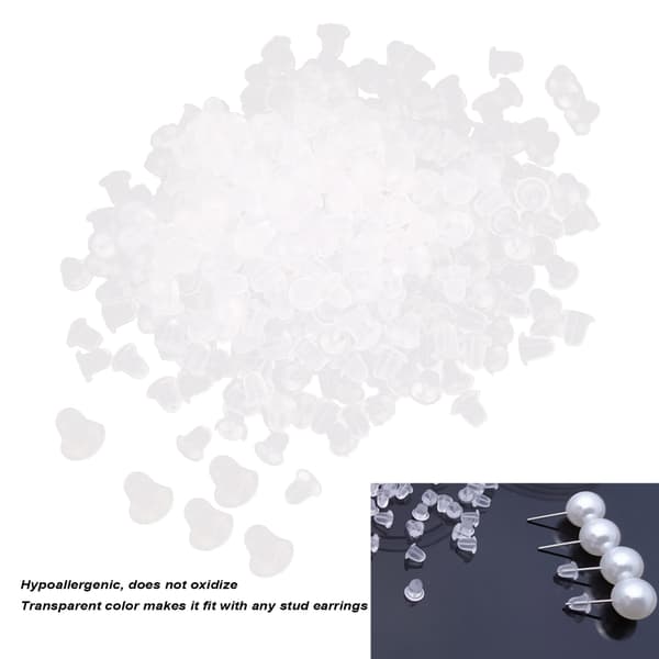 Silikonörhängen - 500-pack