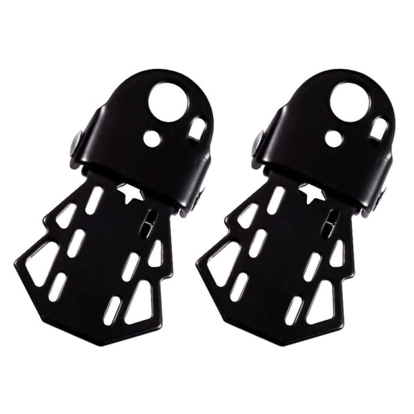 Universal sammenleggbar sykkelpedal fotstøtte fotpinner - Sett med 2 skulderpinner i stål