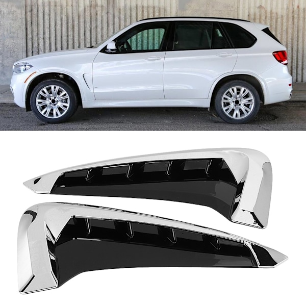 Auton lokasuojan ilmanpoistoaukon koristetarra X5 F15 (14-18) - 2 kpl:n sarja