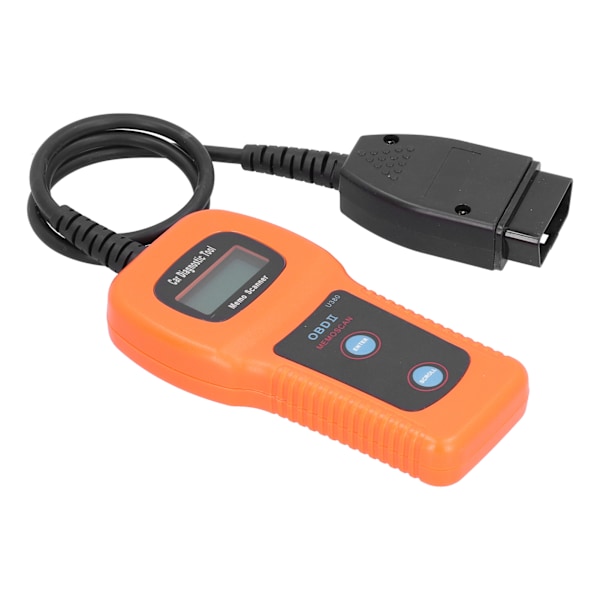 OBDII Motorlampa Felkodläsare LCD-display Professionell Diagnostiskt Verktyg för Bilar Lastbilar