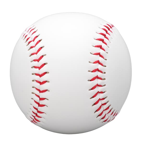 Standard 9 tommer håndlavede basebolde Gummi indre blød baseball 7,2 cm softball træningsbold