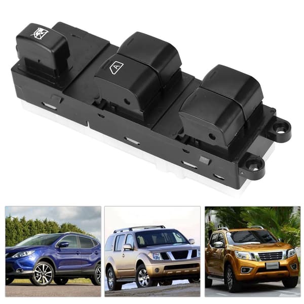 Hovedstrømafbryder til vindue til Nissan Navara Pathfinder Qashqai MK2 25401 BB65B 0.2