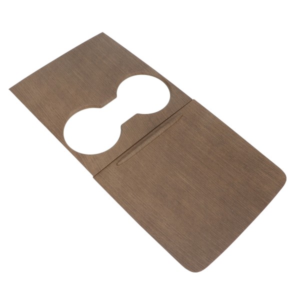 Wood Grain Style 2PC Center Console Vattenkopp Panelskydd för Tesla Model 3 Y 2021-2023