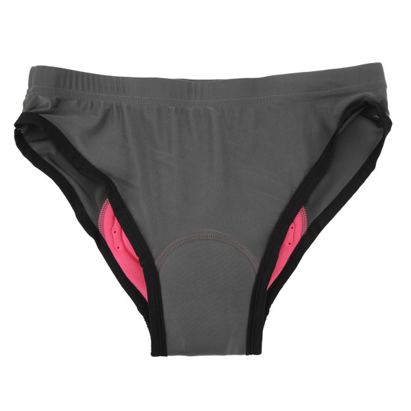 Quick Dry 3D vadderade cykelunderkläder för kvinnor för cykelshorts, mörkgrå XL