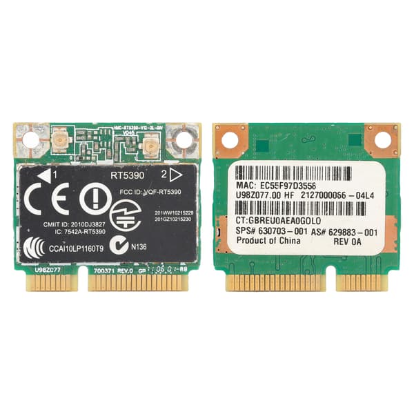 HP Computer RT5390 Mini PCIE 802.11N Trådløst Netværkskort Wifi Adapter
