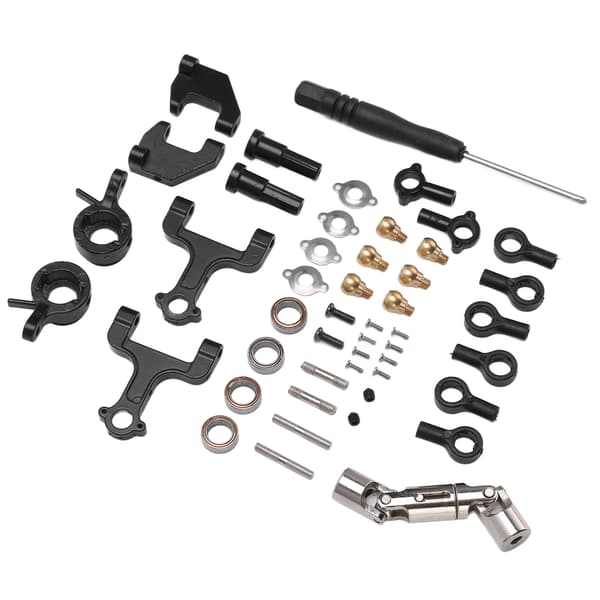 RC Front Upper Lower Swing Arm Kit with Drive Shaft for WPL D12 D42 D-Series Remote Control Car