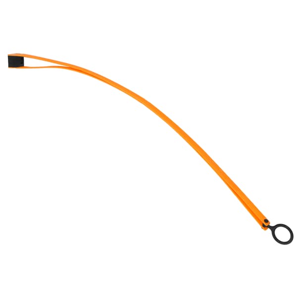 Flexible Cable Tie Double Circle Self-locking Plastic Cable Tie with Pull Ring for Outdoor Sports Equipment Orange