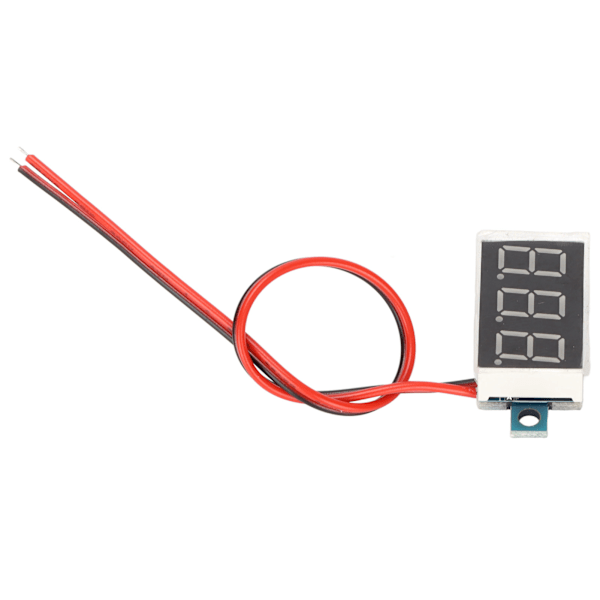 DC 4‑40V DIY Digital Voltmeter Stabil Hög Mätnoggrannhet Standardstorlek LED Digital Spänningsmätare Panel Röd