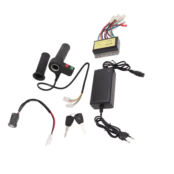 Børsteløs motorhastighetskontrollsett - 24V, med gasshåndtak, for elektrisk sparkesykkel, elsykkel, trehjulssykkel