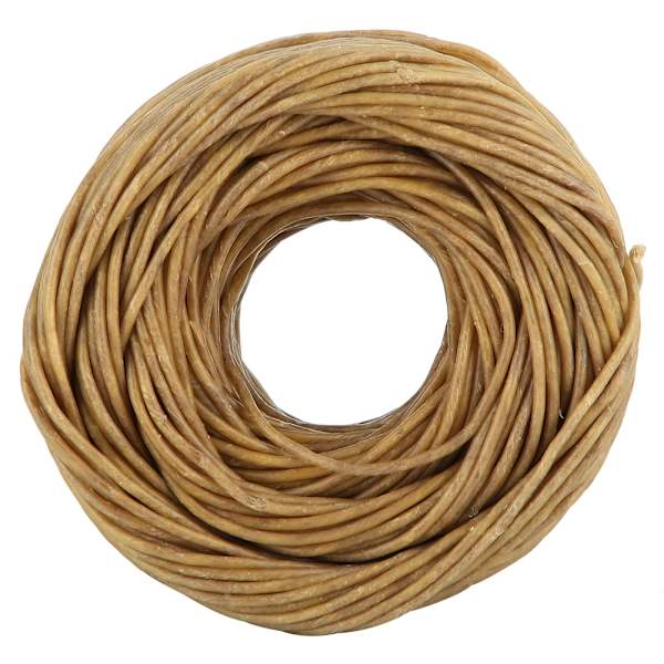 Luonnollinen mehiläisvahakynttiläsydän - 200 jalkaa, tee-se-itse, tuoksukynttiläsydän (tumma)